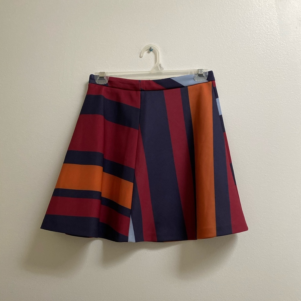 Zara Colour Block Circle Skirt S - Picture 1 of 5